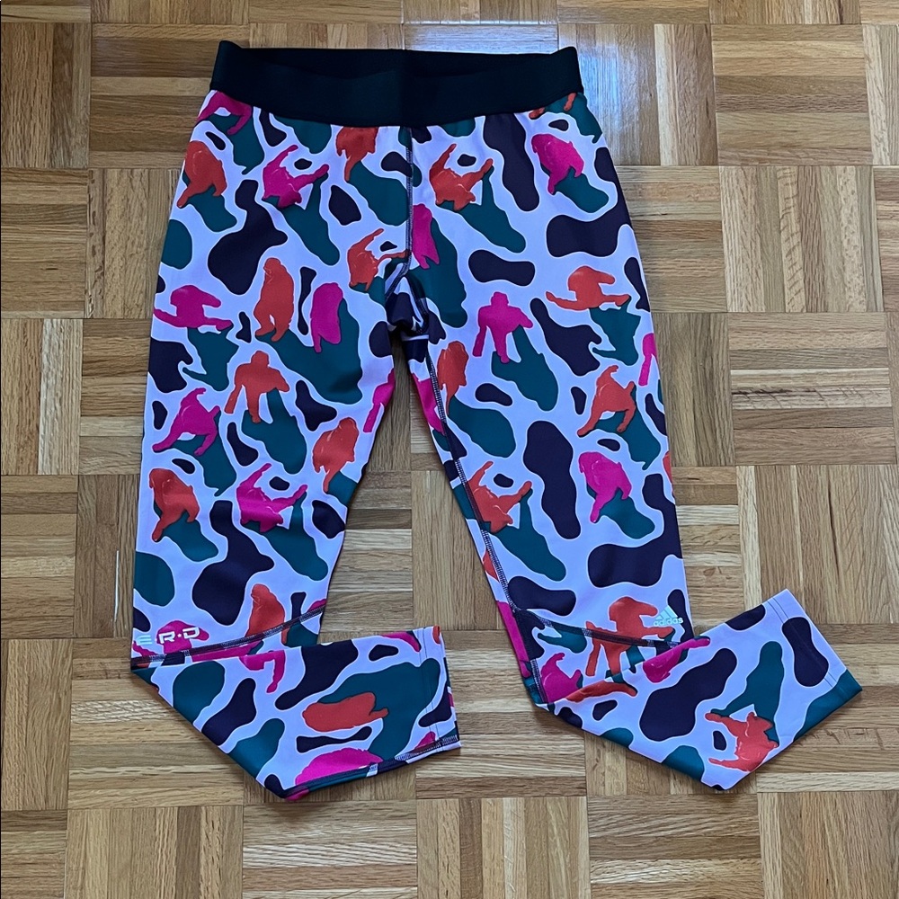 ADIDAS x N.E.R.D. Techfit Camoflauge Tights Leggings L